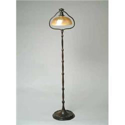 SIGNED TIFFANY FLOOR LAMP