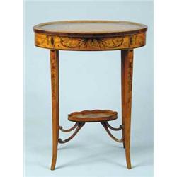 INLAID VITRINE TABLE