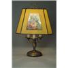Image 1 : HANDEL REVERSE PAINTED LAMP