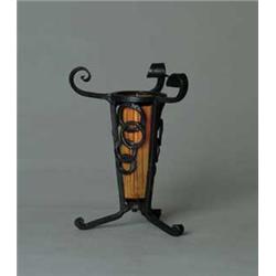 FRENCH IRON LAMP BASE