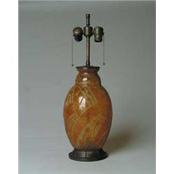 DAUM ART DECO LAMP BASE