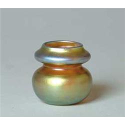 STEUBEN GOLD AURENE VASE