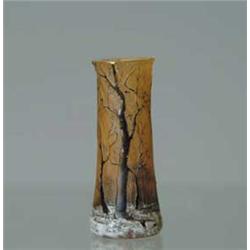 MINIATURE DAUM WINTER SCENE