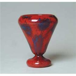 SIGNED SCHNEIDER VASE