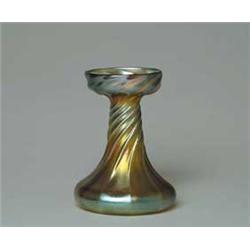 TIFFANY GOLD FAVRILE CANDLELAMP BASE
