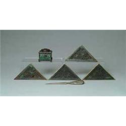 TIFFANY BRONZE DESK ACCESSORIES