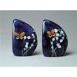 PAIR OF ZELLIQUE BOOKENDS