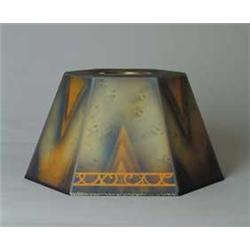 JEFFERSON REVERSE PAINTED GLASS SHADE