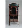 Image 1 : MAHOGANY MIRROR BACK CURIO SHELF