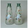 Image 1 : PAIR OF LEGRAS ENAMELED VASES