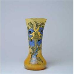 LEGRAS ENAMELED VASE