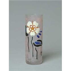 ENAMELED LEGRAS VASE