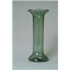 Image 1 : TALL GREEN CRYSTAL VASE