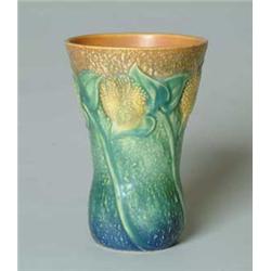 ROSEVILLE SUNFLOWER VASE