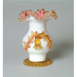 VICTORIAN ART GLASS VASE