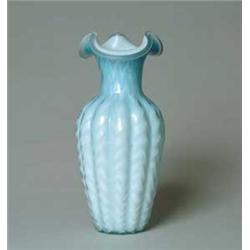 VICTORIAN SATIN GLASS VASE