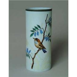 LARGE BRISTOL GLASS VASE