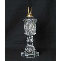 LYRE PATTERN WHALE OIL LAMP