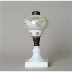 CUT OVERLAY OIL LAMP