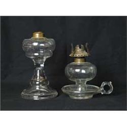 TWO OIL LAMPS