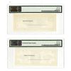 Image 2 : Central Bank of China, Unlisted Essay Banknote, 1949 Gold Chin Yuan Issue Uniface Front and Back Spe
