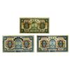 Image 1 : Provincial Bank of Shantung, 1925 Banknote Branch Issue Trio.