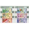 Image 1 : Bermuda Monetary Authority, 2009, Set of 6 Matching Low Serial # Banknotes