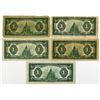 Image 2 : Dominion of Canada, 1923, Lot of 5 Issued Banknotes