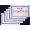 Image 1 : Government of Dominica Treasury Bill, ND (ca.1940-60's) Specimen Assortment.