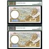 Image 2 : Banque de France, 1939-42 Issue Sequential Banknote Pair.