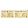 Image 2 : Reichskommissariat OSTLAND, Litauen, 1943, Pair of Issued Notes