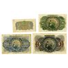 Image 2 : Banco Nacional Ultramarino, 1941-1944, Quartet of Banknotes