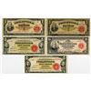 Image 1 : Treasury of the Philippines, 1936-1937 Issue, Group of 5 Issued Banknotes