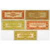 Image 2 : Treasury of the Philippines, 1936-1937 Issue, Group of 5 Issued Banknotes