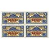 Image 1 : Union Bank of Scotland, 1924 Issue Archival Specimen, Uncut Sheet of 4.
