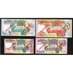 Central Bank of the Seychelles. 1989 ND Issue. Specimens.