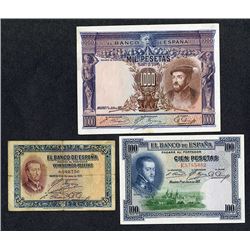 Banco de Espana. 1925-26 Issue.