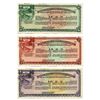 Image 1 : Swiss Bank Corporation London, 1927, Trio of Traveler's Cheque Cancelled Specimens