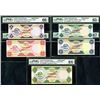 Image 1 : United Arab Emirates Currency Board, 1973; 1976 ND Issue, Specimen Set of 5 Notes.