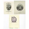 Image 1 : Venezuela Arms Proof Vignette Trio, ca.1890-1980's.