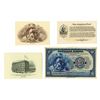 Image 1 : National Bank, 1920, Issued Banknote & Matching Progress Vignette