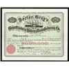 Image 1 : Doctor Gray's Great Eastern Bitters Manufacturing Co., 1880 Stock Certificate.