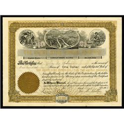 Lucky Star Mining Co., 1903 Issued Stock Certificate.