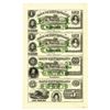 Image 1 : Bank of New England, 18xx, ca.1850's,  Uncut Sheet of 4 Banknotes