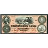 Image 2 : Stonington Bank, ND (18xx) ca.1850's, Remainder Obsolete Note