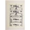 Image 1 : Union Bank of Tennessee Uncut Sheet of 4 Black & White Proprietary Proofs.