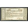Image 1 : Consolidated Fund of Texas, 1837, One Share / Public Faith Pledge Note