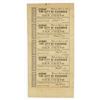 Image 1 : City of Richmond, 1862 Uncut Sheet of 5 Notes.