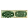 Image 2 : U.S. Fractional Currency, 4th Issue Pair.