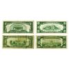 Image 2 : Federal Reserve and National Currency Notes, 1928-1929, Quartet of Notes